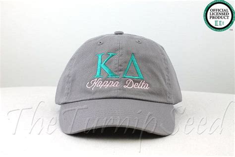 Kappa Delta Sorority Baseball Cap Custom Color Hat And Etsy Kappa