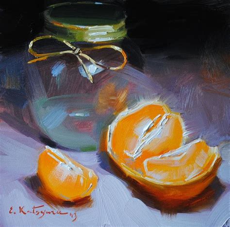 Elena Katsyura Fruit Painting Daily Painting Painting Still Life Oil