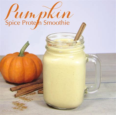 365 Designs Pumpkin Spice Protein Smoothie With Freshly Ground Cinnamon