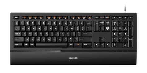 Logitech K740 Illuminated Keyboard With Built In Palm Rest
