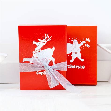 Personalised Christmas T Box By Simply Colors