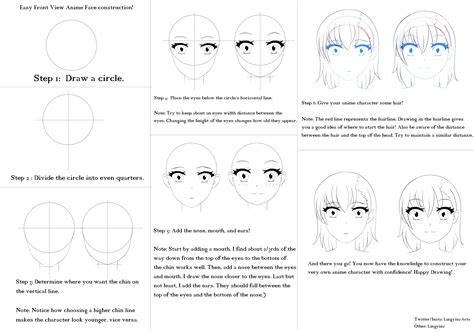 How To Draw Anime Nose Front View
