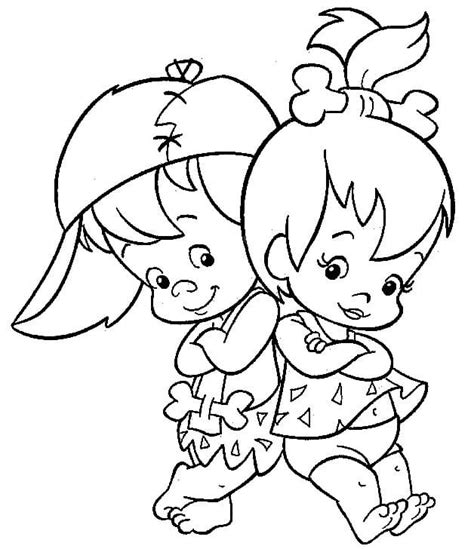 Flintstones Coloring Page Cartoon Coloring Page Coloring Home Hot Sex Picture
