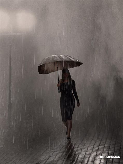 Image Detail For Rainy Day Woman Pixdaus Walking In The Rain Singing In The Rain Sound Of