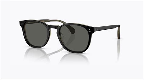 Oliver Peoples Finley Esq 51mm Semi Matte Black Moss Tortoise Graphit Shade Review Store
