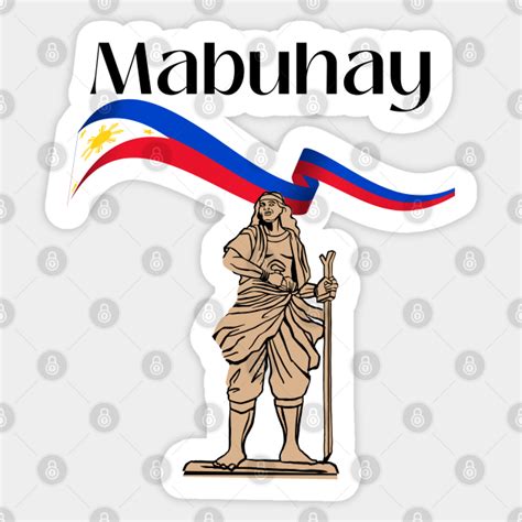 Philippines Flag Hero Filipino Mabuhay Lapu Lapu National Hero