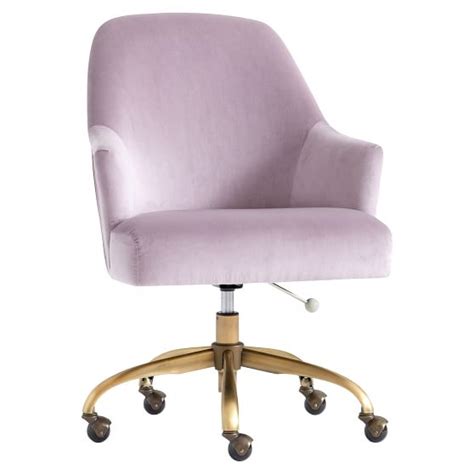 Most have armrests for additional comfort. Dusty Lavender Pleated Desk Chair | PBteen