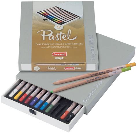 Bruynzeel Design Pastel Pencils Assorted Colours Pack Of 12