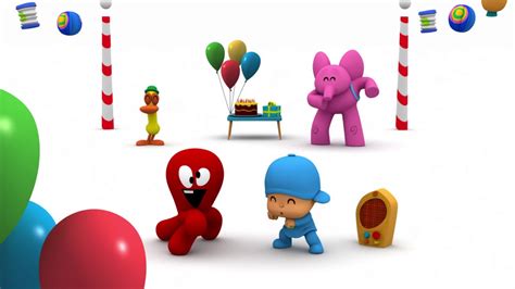 Lets Go Pocoyo The Birthday Party S03e14 Youtube