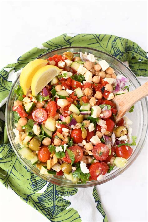 Delicious Mediterranean Chickpea Salad Sizzling Eats