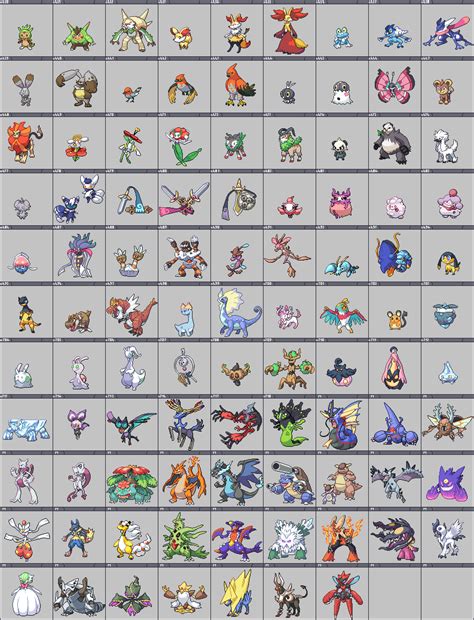 In order for your ranking to count, you need to be logged in and. Pokemon sprite tribute : Kalos Dex Complete! by Noscium ...