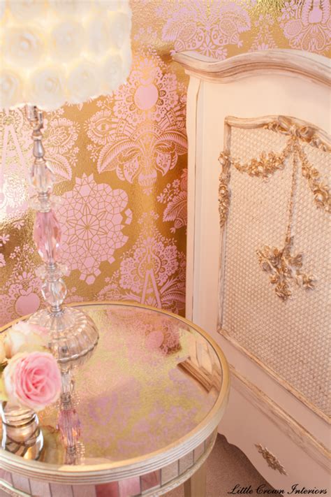 Design Reveal Pink Gold Ivory Baby Girls Nursery