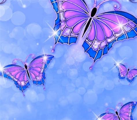 Glitter Flowers And Butterflies Wallpaper Wallpaper Download