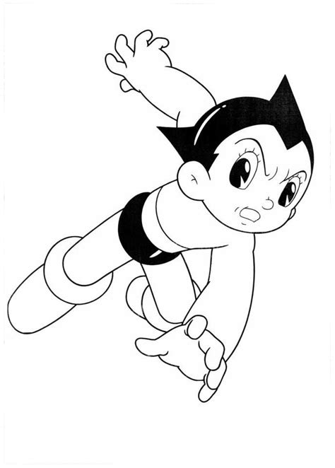 Desenho De Astro Boy Usando Seus Superpoderes Para Colorir Tudodesenhos