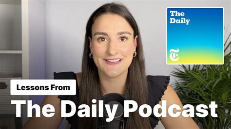 What To Learn From The New York Times Podcast The Daily Youtube