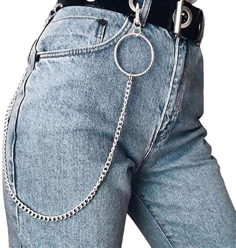 Lysee Body Jewelry Pantalones De Metal Cadena De Pantalones De La