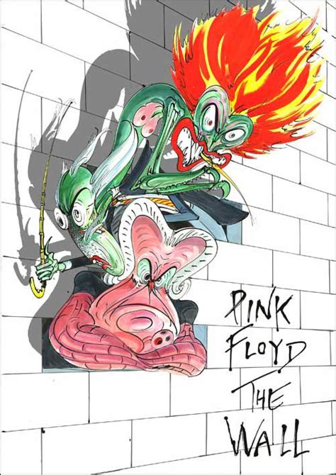 Gerald Scarfe Pink Floyd Cartoon And Walls