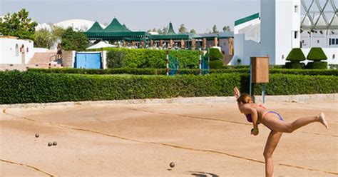 Bocce ball and horseshoe courts are perfect for a more laid back and party atmosphere. How to Build a Backyard Bocce Ball Court | LIVESTRONG.COM