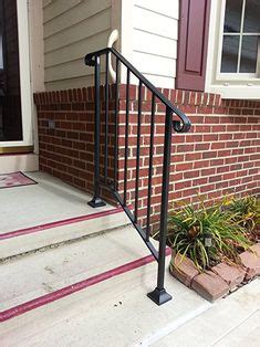 5 ft wrought iron stair hand rail & 2 decorative posts interior or exterior. NEW Iron RAILING Handrail Arch Rail Fits 3 or 4 Step ...