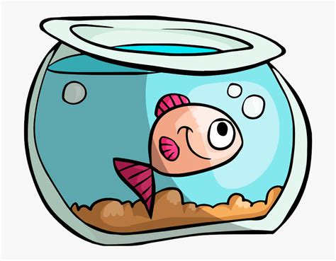 Fish Tank Vector Png Image Fish In Tank Cartoon Free Transparent