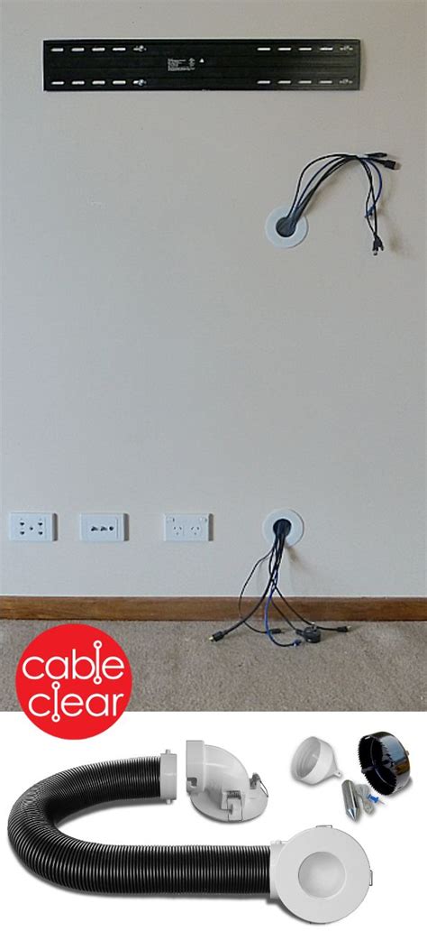 Hide Tv Cables Inside The Wall Quickly And Easily Tv Wall Hide Tv