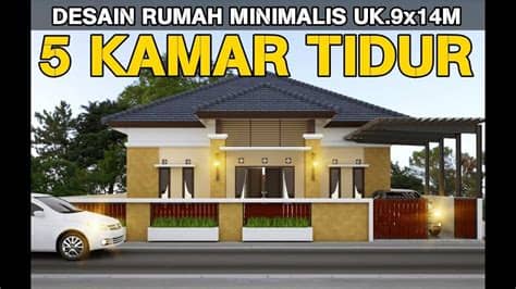 Berbeda dengan desain rumah minimalis tipe 45, ini termasuk dalam kategori rumah mewah. Denah Rumah 5 Kamar Tidur 1 Mushola Mewah | Rancanghunian