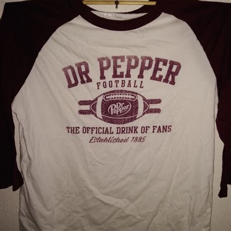 Shirts Dr Pepper Football 34 Sleeve Jersey Shirt Poshmark
