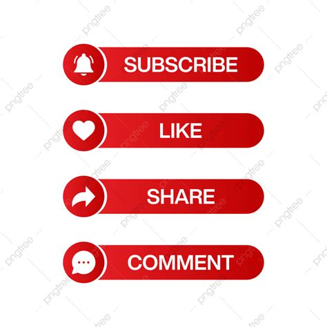 Like Comment Share Vector Hd Png Images Subscribe Like Comment Share