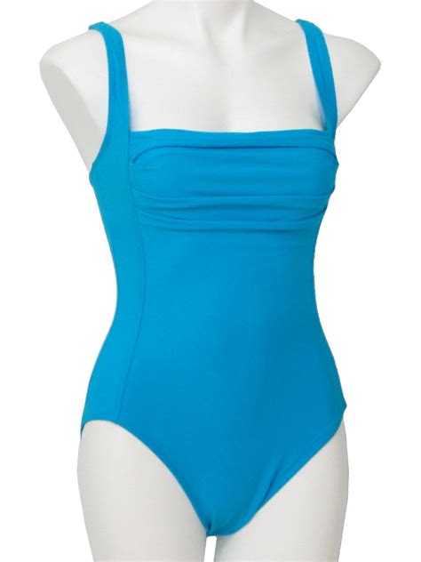 1990 s vintage cazini swimsuit swimwear 90s cazini womens light blue nylon spandex and