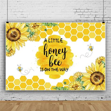 Buy Bovlleetd Bee Backdrop A Little Honey Bee Is On The Way Gender