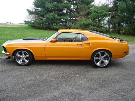 While it has always been regarded that the mustang was birthed into fords lineup as a. 1969 Ford Mustang Fastback 351 Cobra Jet Grabber Orange ...