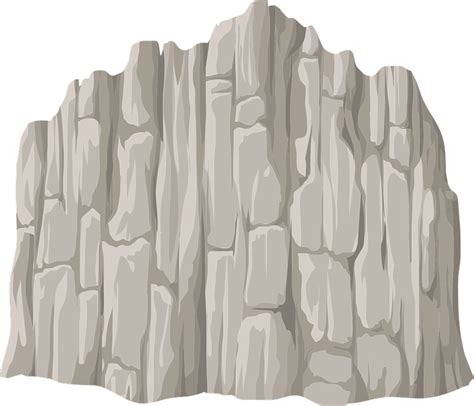 Rock Cliff Hill · Free Vector Graphic On Pixabay