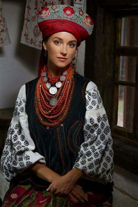 ukrainian traditional costume from poltava region the end of xix century ukrainian beautiful