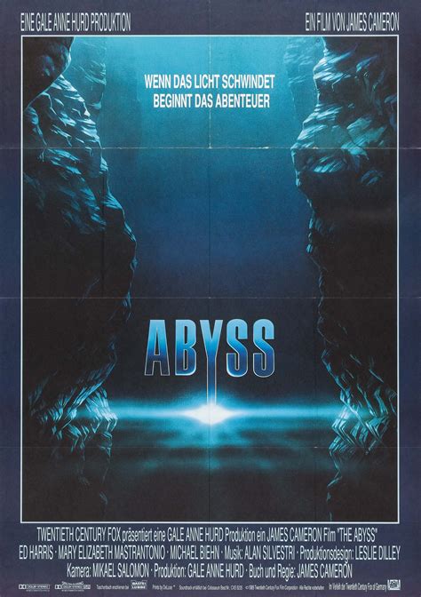 The Abyss 4 Of 7 Mega Sized Movie Poster Image Imp Awards
