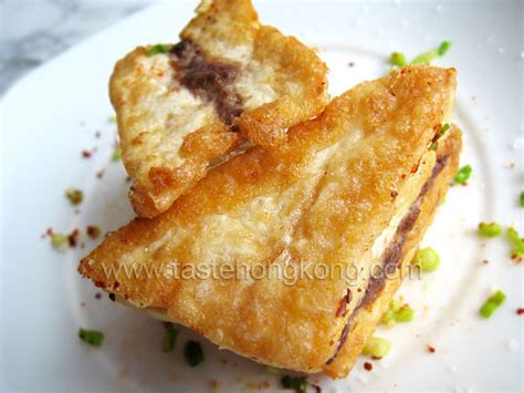 The best way to prepare this tofu is to freeze. Fried Tofu Sandwiches | Hong Kong Food Blog with Recipes ...