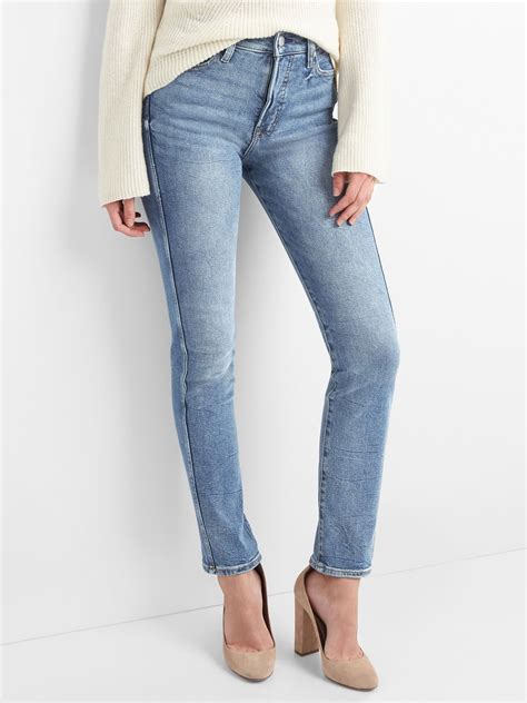 High Rise Slim Fit Jeans Gap Women Jeans Women Clothes Sale Slim Straight Jeans