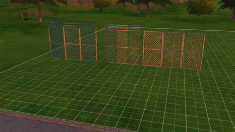 Sims 4 Chain Link Fence Cc