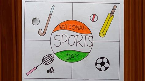 National Sports Day Drawingsports Day Drawinghow To Draw Sports Day