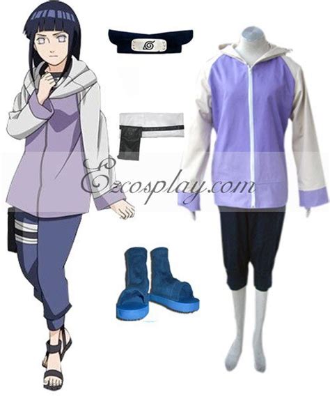 Naruto Shippuden Hinata Hyuga Cosplay Kostüm Gesetzt E001hinata Hyuga