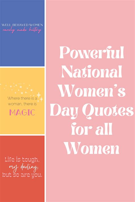 83 Kickass National Womens Day Quotes For All Women Darling Quote