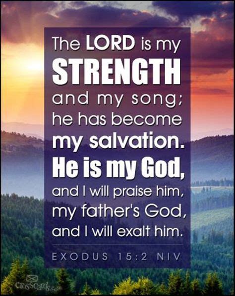 The Lord Is My Strength And My Song Lord Is My Strength