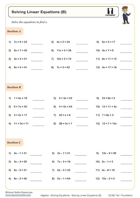 Variable For Numberical Data Worksheet For 7th Grade