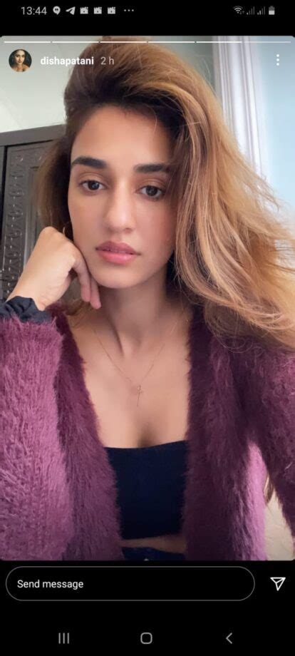 Disha Patanis Latest Private Hot Selfie In Purple Is The Attractive Thing On Internet Today