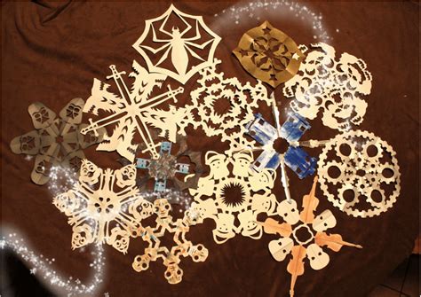 Snow Geeky Fandom Inspired Snowflake Crafts Geekdad