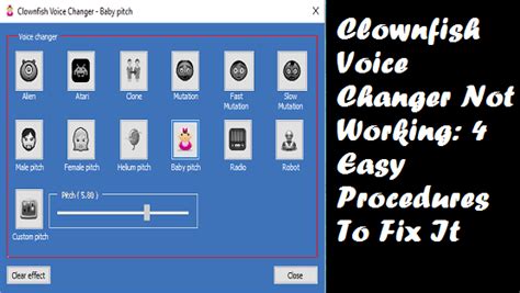 It has an available music player with enhanced audio controls. Clownfish Voice Changer not working | {100% Working Method}