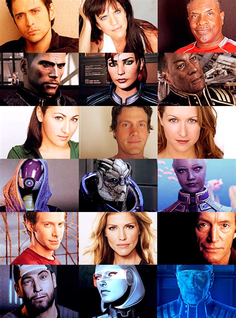 Marriedgamer • Mass Effect Characters And Their Voice Actors