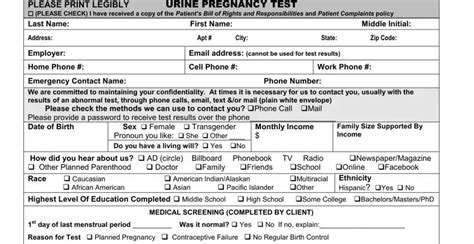 Planned Parenthood Proof Form ≡ Fill Out Printable Pdf Forms Online