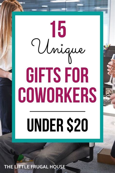 What is a good inexpensive hostess gift? 15 Coworker Gift Ideas Under $20 - The Little Frugal House