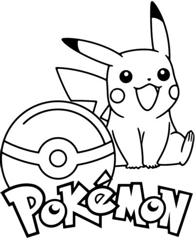 Logo Pokemon Pikachu Pokeball Kolorowanki Do Druku E Kolorowanki