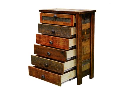 Rustic Barn Wood Dresser With Tin Four Corner Furniture Bozeman Mt